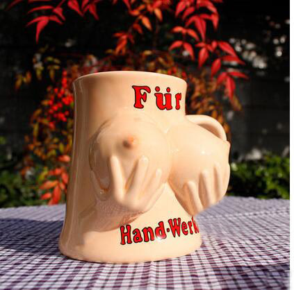 Handmade boobs Mug - Large Tits MUG  450ml - acacuss