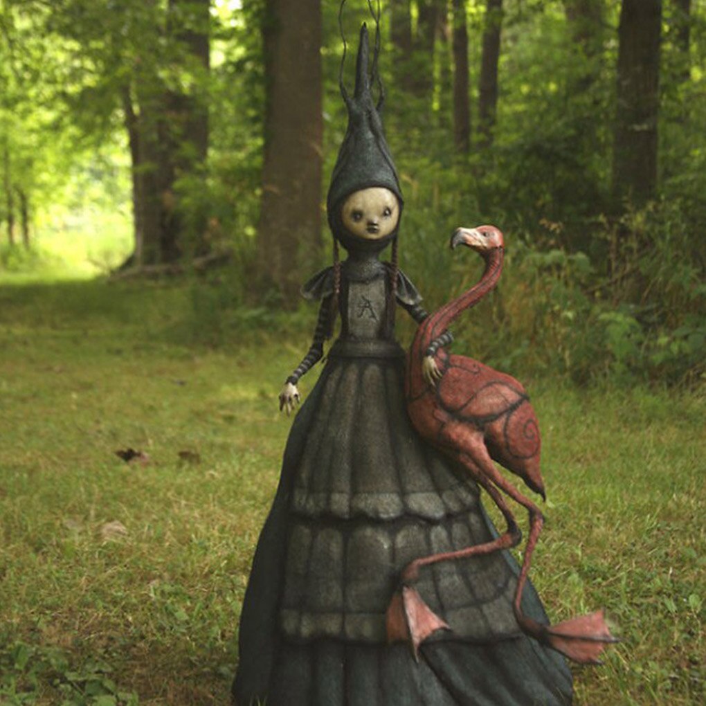 Statue de sorcière d'halloween en résine, Sculptures de sorcière effrayantes, décoration de jardin pour la maison, Patio, cour, pelouse, porche, décoration de jardin 