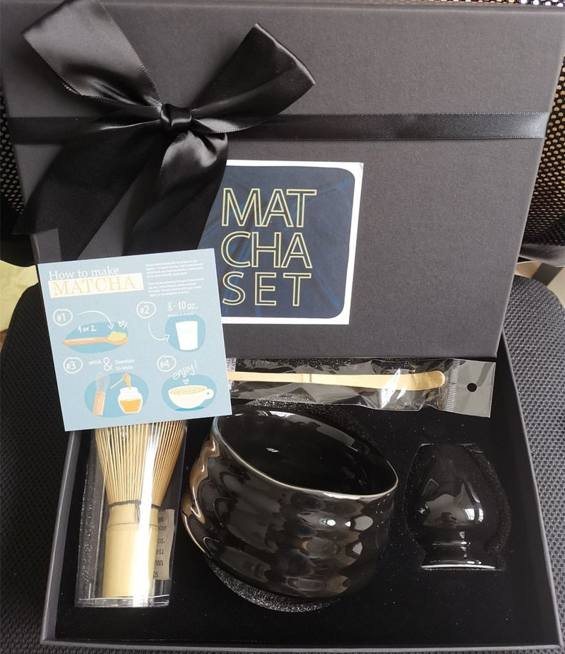 High-grade matcha tea sets Japanese Tea tools set ceramics Tea bowl tea sets complete set tea accessories Tea Spoon Scoop acacuss