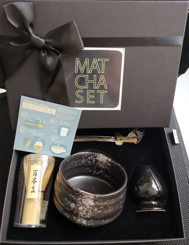 High-grade matcha tea sets Japanese Tea tools set ceramics Tea bowl tea sets complete set tea accessories Tea Spoon Scoop acacuss