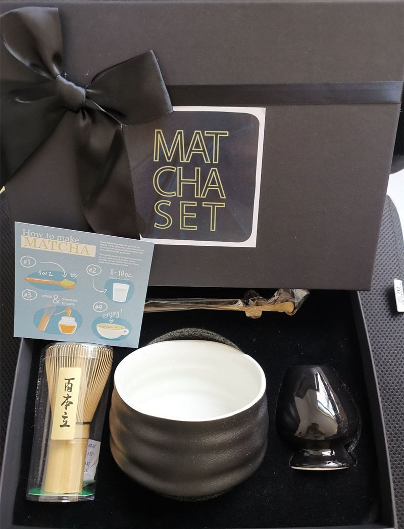 High-grade matcha tea sets Japanese Tea tools set ceramics Tea bowl tea sets complete set tea accessories Tea Spoon Scoop acacuss