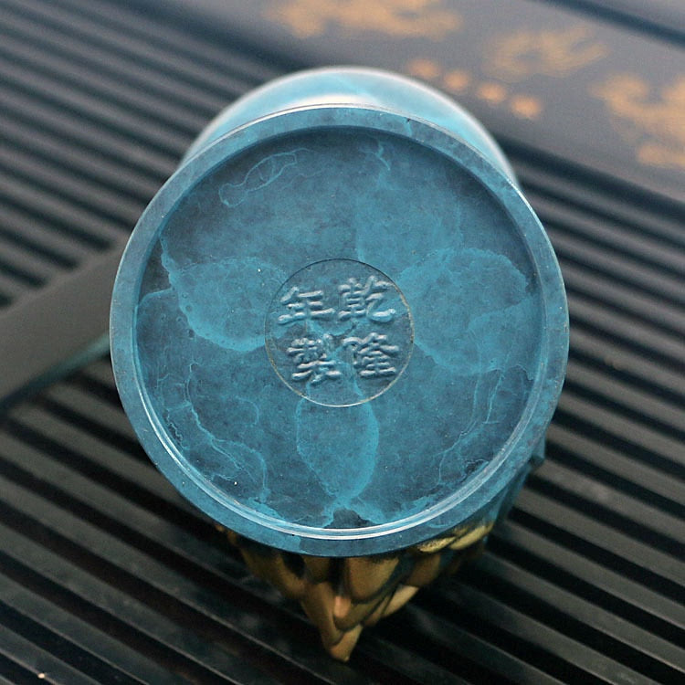 Home Decor Boshan Furnace Chinese Style Classical Zen Buddhist Hall Home Incense Coil and Sandalwood Pure Copper Incense Burner acacuss