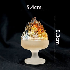 Home Decor Colorful Glazed Boshan Stove Plate Incense Seal Stove Living Room Incense Stove Creative Zen Tea Table Decoration acacuss