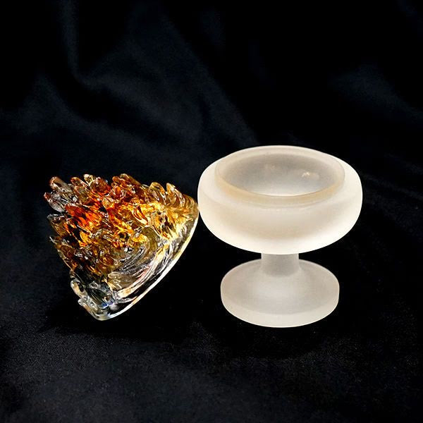 Home Decor Colorful Glazed Boshan Stove Plate Incense Seal Stove Living Room Incense Stove Creative Zen Tea Table Decoration acacuss