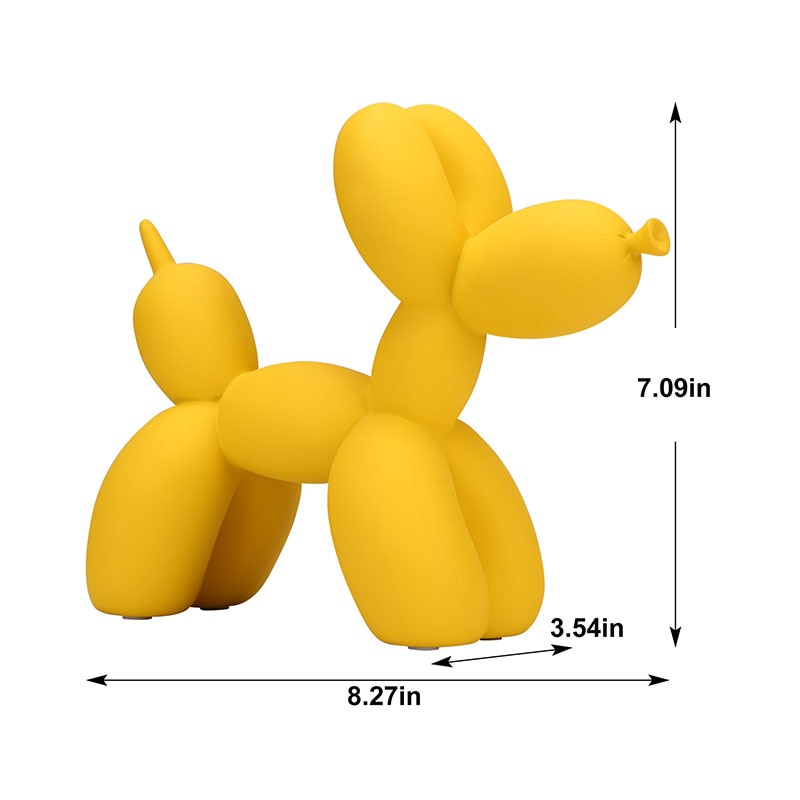 Home Decor Nordic Style Resin 21cm Balloon Dog Room Living Room Porch Decoration New Home Decorations Kids Gifts Room Decor acacuss