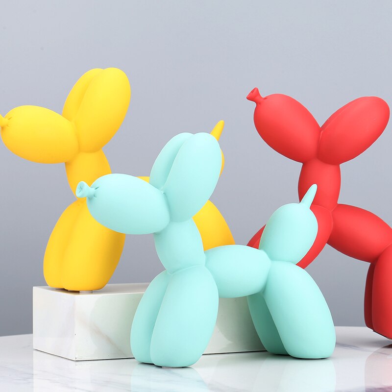 Home Decor Nordic Style Resin 21cm Balloon Dog Room Living Room Porch Decoration New Home Decorations Kids Gifts Room Decor acacuss