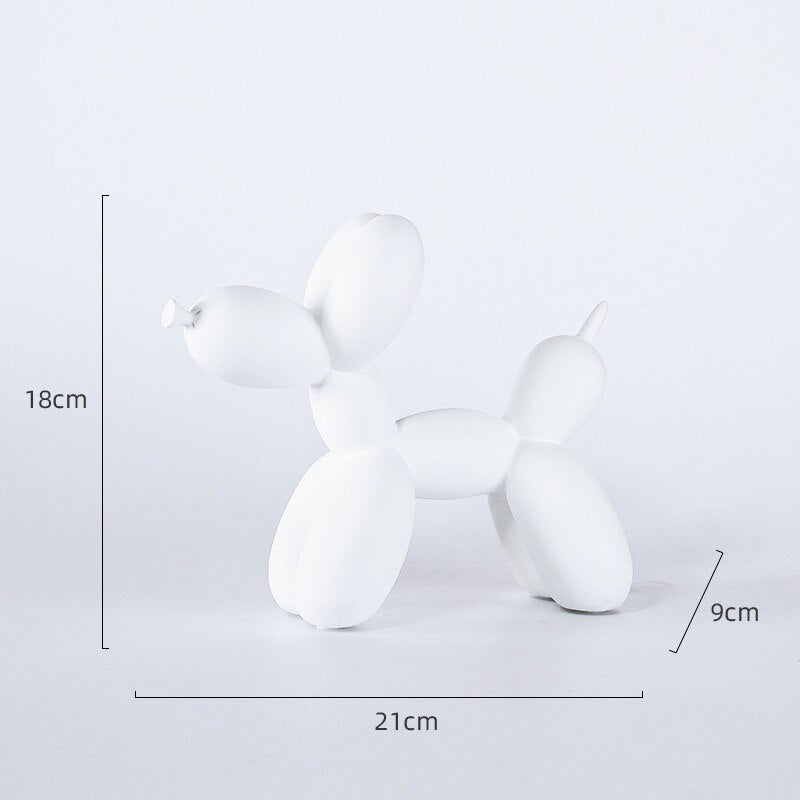 Home Decor Nordic Style Resin 21cm Balloon Dog Room Living Room Porch Decoration New Home Decorations Kids Gifts Room Decor acacuss