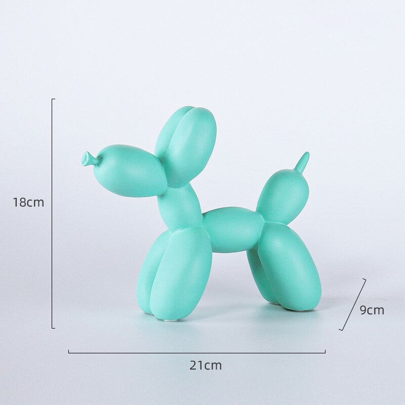 Home Decor Nordic Style Resin 21cm Balloon Dog Room Living Room Porch Decoration New Home Decorations Kids Gifts Room Decor acacuss