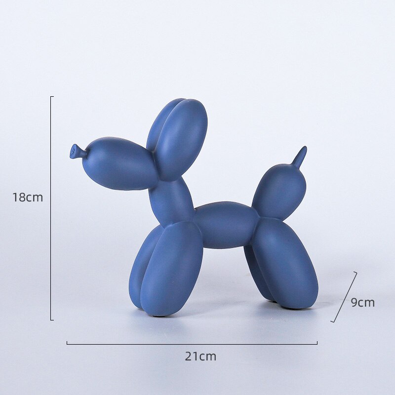 Home Decor Nordic Style Resin 21cm Balloon Dog Room Living Room Porch Decoration New Home Decorations Kids Gifts Room Decor acacuss