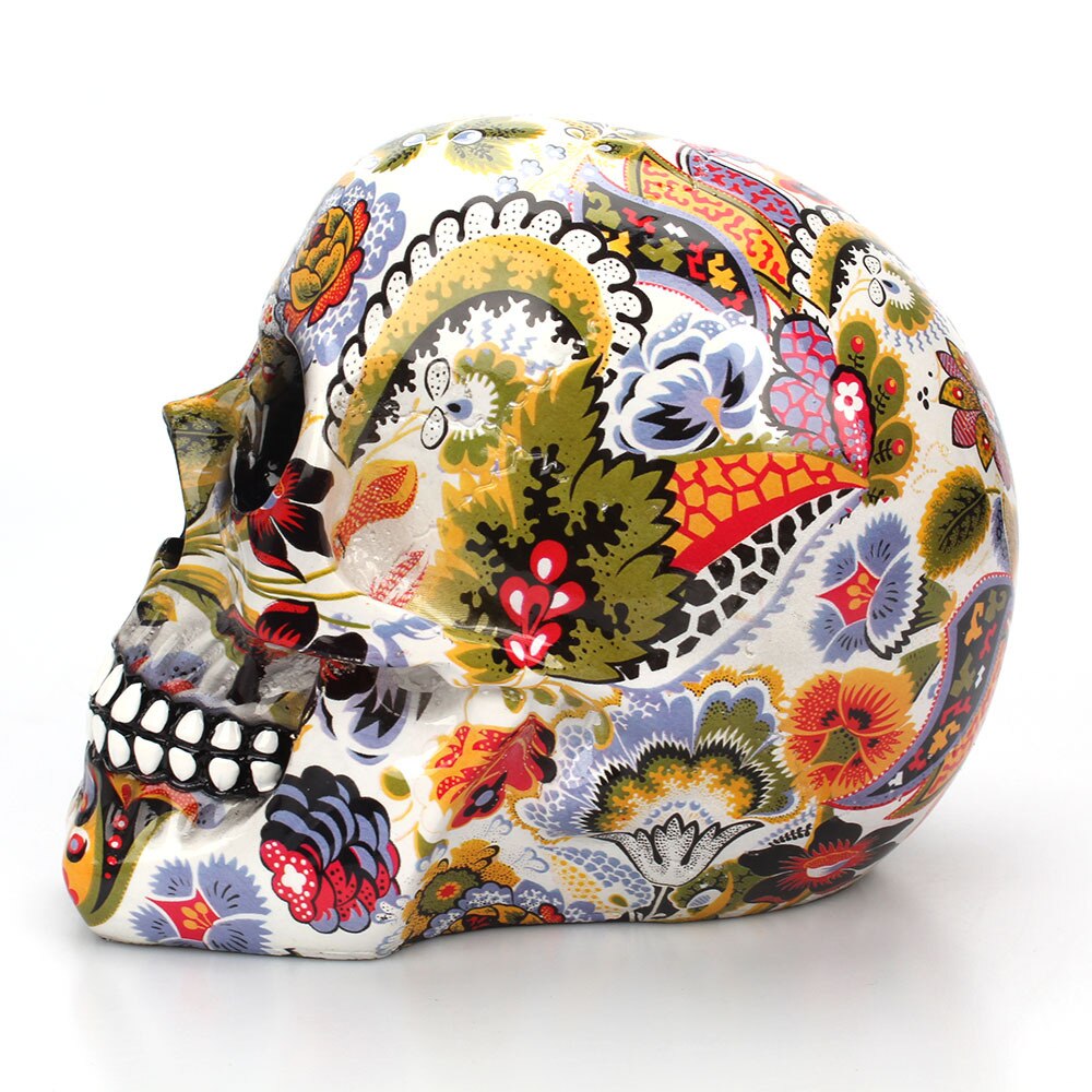 Home Decor Resin Craft Plum Blossoms Sculptures Garden Statues Creative Art Carving Statue Medical Model Human Resin Skull acacuss
