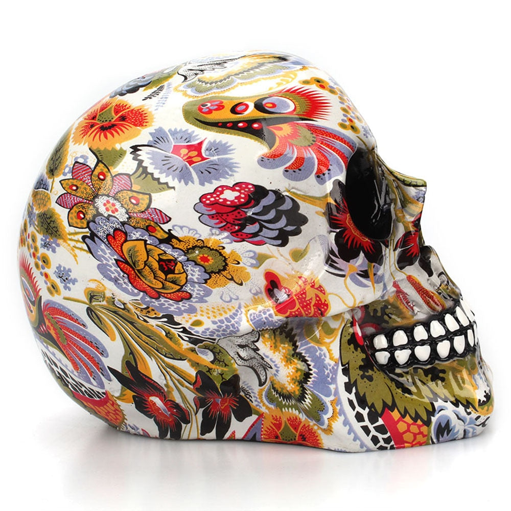 Home Decor Resin Craft Plum Blossoms Sculptures Garden Statues Creative Art Carving Statue Medical Model Human Resin Skull acacuss