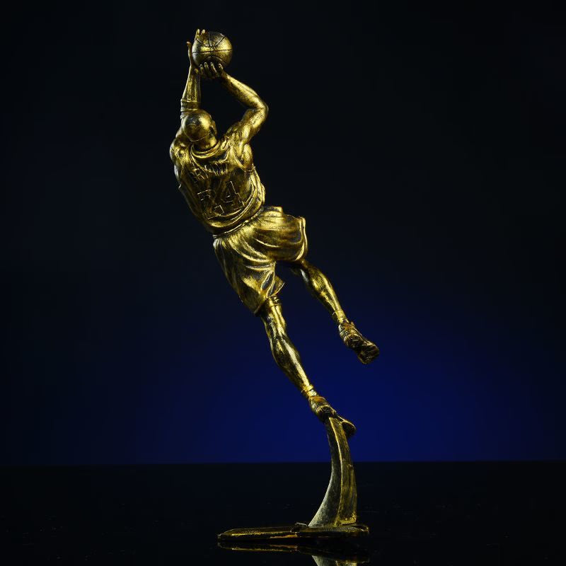 Home Decoration Basketball Sculpture Action Figure Statue Devorative Figurine Desktop Accessories POP Art Ornaments Room Decor acacuss