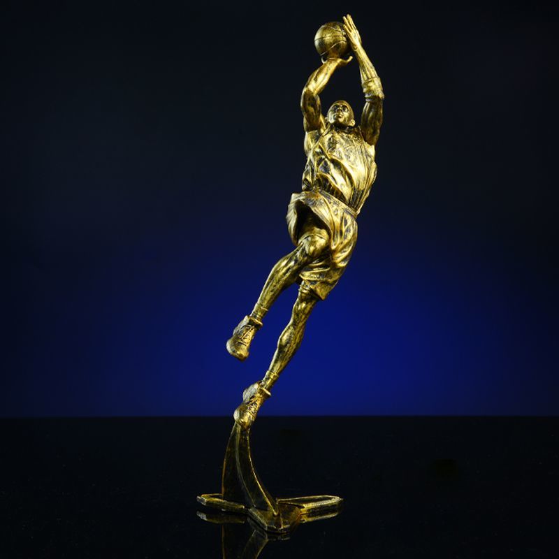 Home Decoration Basketball Sculpture Action Figure Statue Devorative Figurine Desktop Accessories POP Art Ornaments Room Decor acacuss