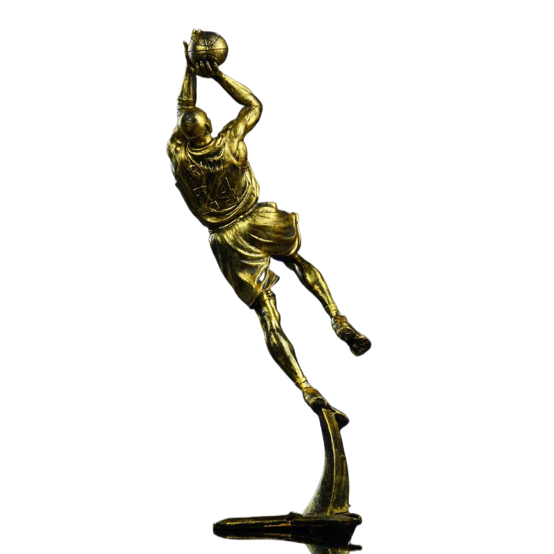 Home Decoration Basketball Sculpture Action Figure Statue Devorative Figurine Desktop Accessories POP Art Ornaments Room Decor acacuss