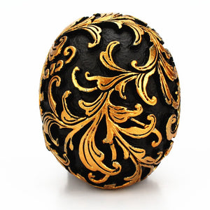 Home Golden Flower Skeleton Ornament Creative Resin Black Skeleton Funny Desktop Decoration Home Decoration Ornament acacuss