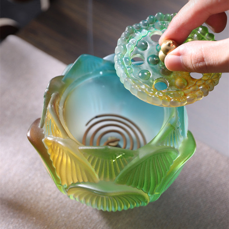 Home Indoor Incense Burner Sandalwood Lotus acacuss