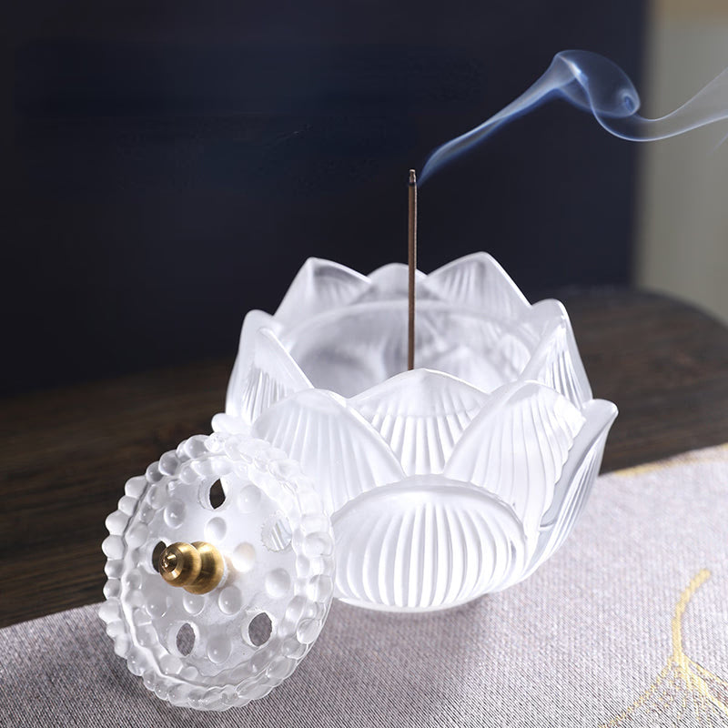 Home Indoor Incense Burner Sandalwood Lotus acacuss
