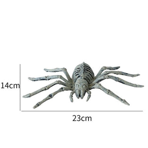 Horror Spider Scorpion Crow Mouse Skeleton Bones Happy Halloween Party Decoration Props Creepy Animal Frightening Ornaments acacuss