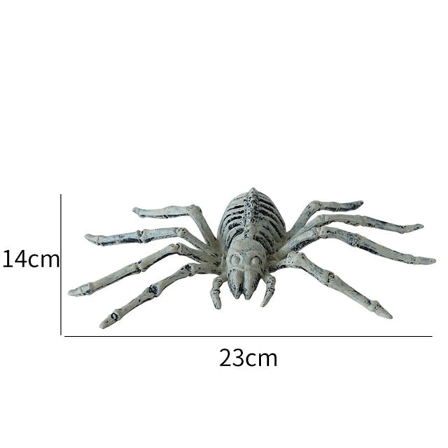 Horror Spider Scorpion Crow Mouse Skeleton Bones Happy Halloween Party Decoration Props Creepy Animal Frightening Ornaments acacuss