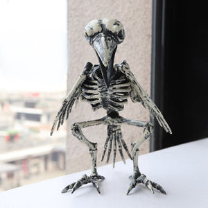 Horror Spider Scorpion Crow Mouse Skeleton Bones Happy Halloween Party Decoration Props Creepy Animal Frightening Ornaments acacuss