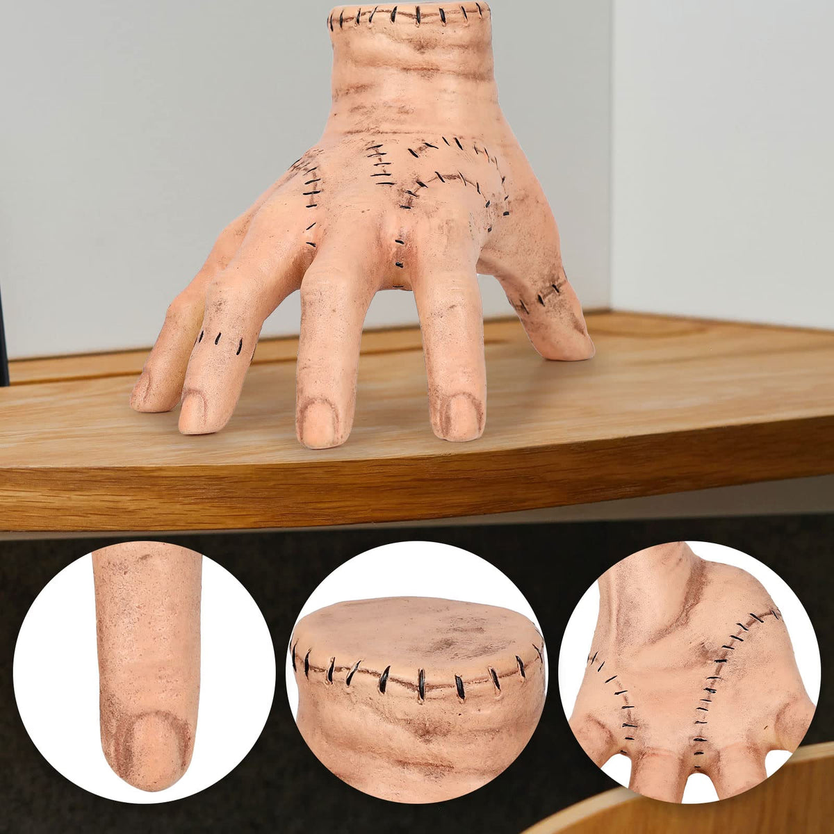 2023 Horror Wednesday Thing Hand Toy From Addams Family Latex Figurine Home Decor Desktop Crafts Halloween Party Costume Prop acacuss