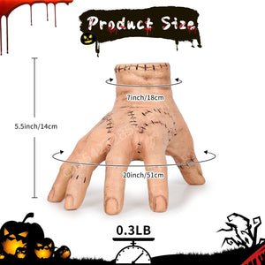 2023 Horror Wednesday Thing Hand Toy From Addams Family Latex Figurine Home Decor Desktop Crafts Halloween Party Costume Prop acacuss