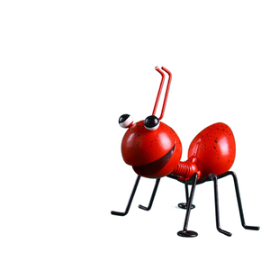 Hot Metal Ant Wall Decoration Cute Cartoon Hanging Pendant Creative Craft Bedroom Garden Lawn Art Wall Accents Handcrafte 2023 acacuss