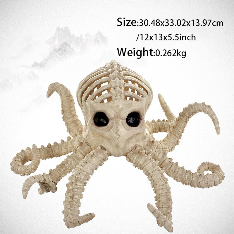 Hot Skeleton animal 100% Plastic Animal Skeleton Bones Horror Halloween Christmas Prop animal Crow Skeleton Decoration New Year acacuss