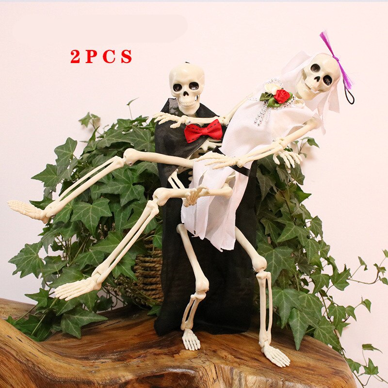 Hot Skeleton animal 100% Plastic Animal Skeleton Bones Horror Halloween Christmas Prop animal Crow Skeleton Decoration New Year acacuss