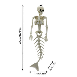 Hot Skeleton animal 100% Plastic Animal Skeleton Bones Horror Halloween Christmas Prop animal Crow Skeleton Decoration New Year acacuss