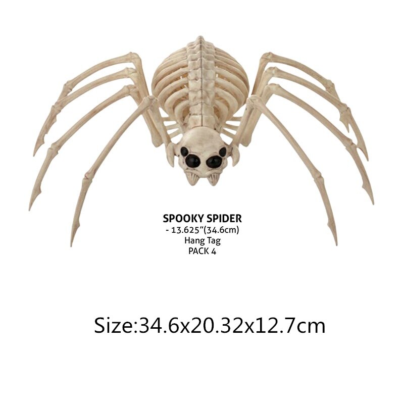 Hot Skeleton animal 100% Plastic Animal Skeleton Bones Horror Halloween Christmas Prop animal Crow Skeleton Decoration New Year acacuss