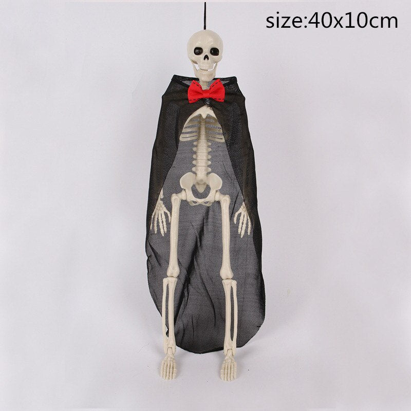 Hot Skeleton animal 100% Plastic Animal Skeleton Bones Horror Halloween Christmas Prop animal Crow Skeleton Decoration New Year acacuss