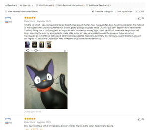 Hotuocho Black Cat Saving Box Animal Figurines Money Box Animal Coin Bank Home Decor Modern Style Piggy Bank Figurines Kids Gift acacuss