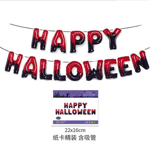 Huge Standing Halloween Pumpkin Ghost Balloons Witch Bat Spider Foil Ballon Inflatable Kids Toys Globos Halloween Party Supplies acacuss