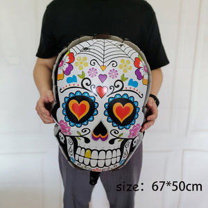 Huge Standing Halloween Pumpkin Ghost Balloons Witch Bat Spider Foil Ballon Inflatable Kids Toys Globos Halloween Party Supplies acacuss