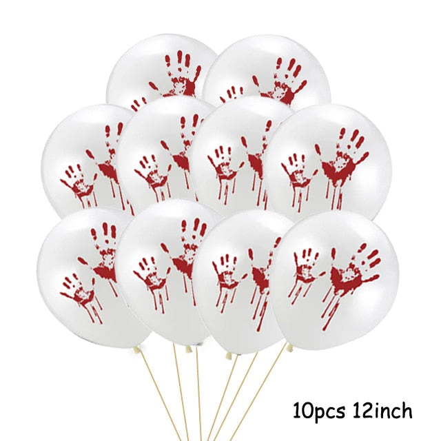 Huge Standing Halloween Pumpkin Ghost Balloons Witch Bat Spider Foil Ballon Inflatable Kids Toys Globos Halloween Party Supplies acacuss