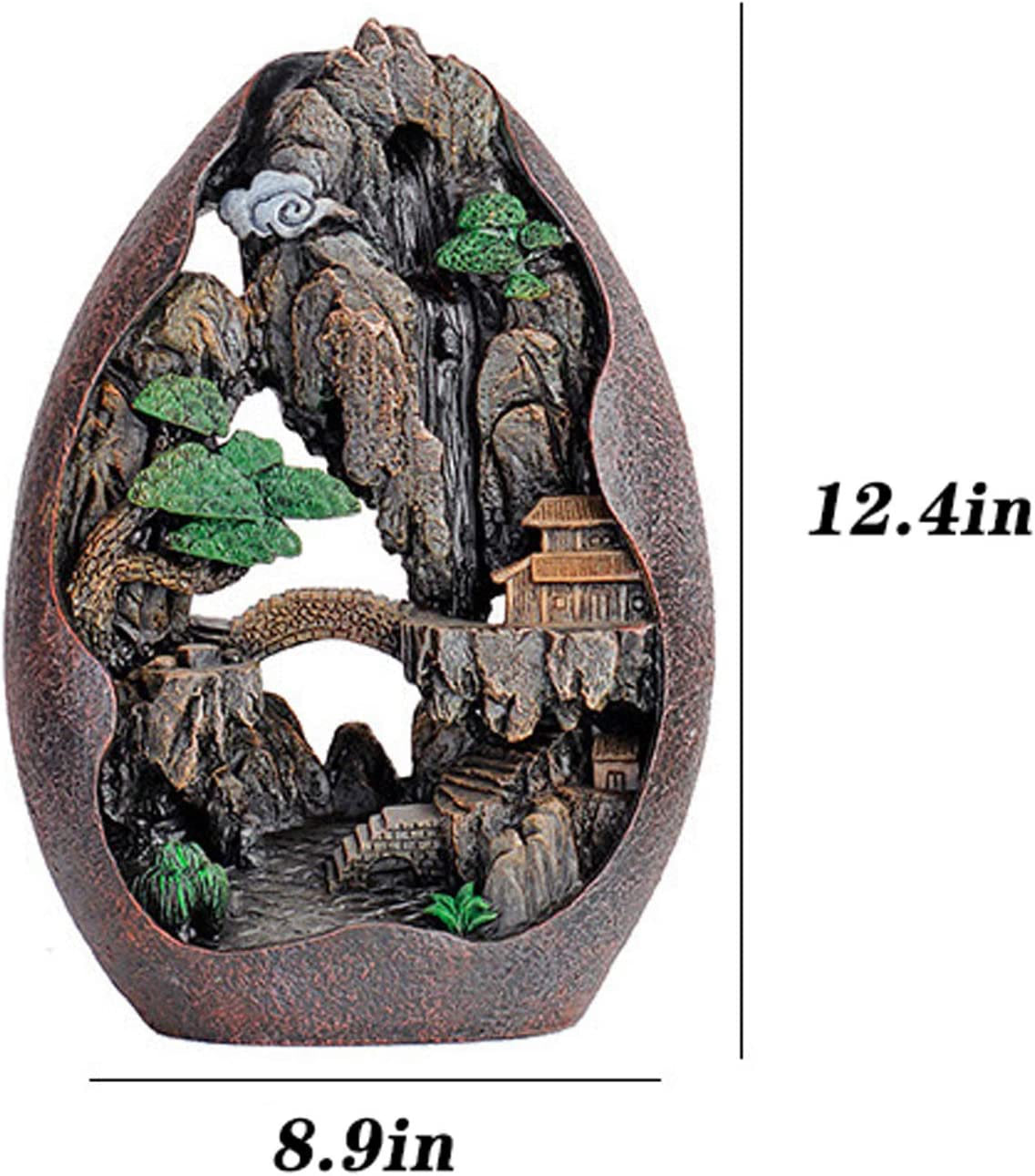 Incense Burner Backflow for Cones & Sticks - acacuss