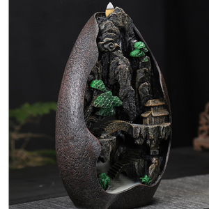Incense Burner Backflow for Cones & Sticks - acacuss