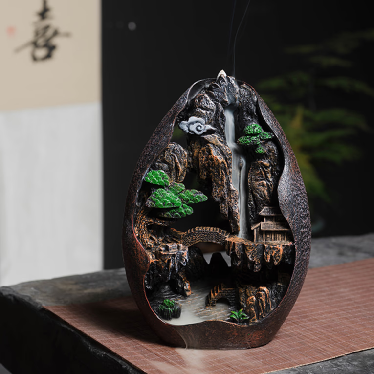 Incense Burner Backflow for Cones & Sticks - acacuss