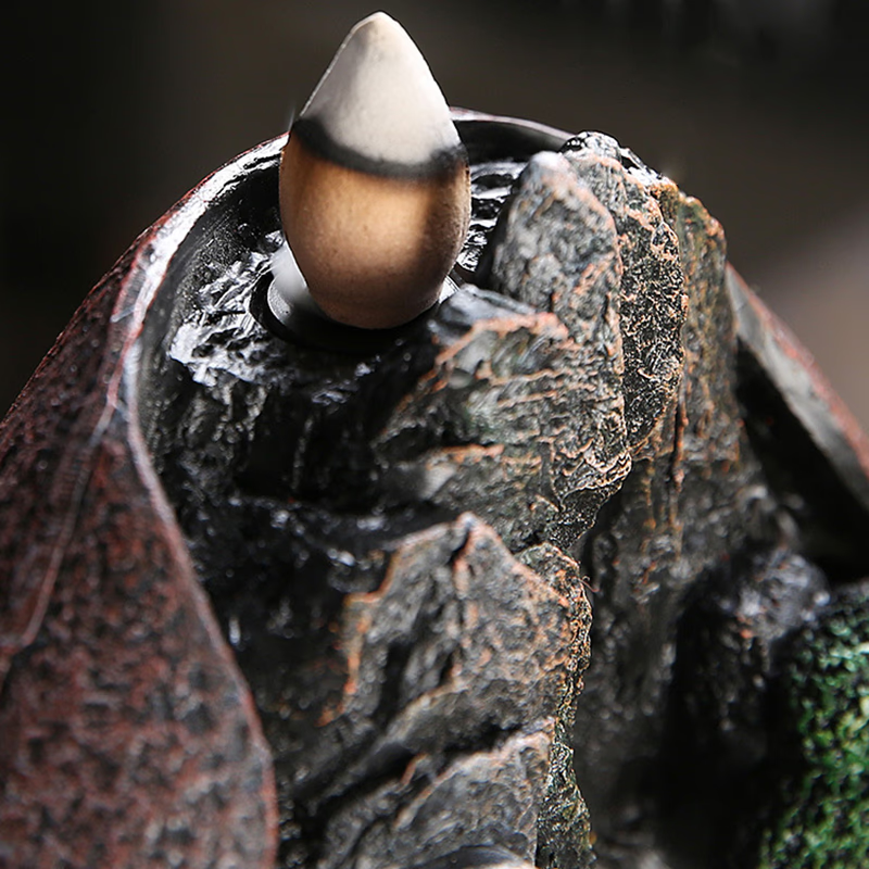Incense Burner Backflow for Cones & Sticks - acacuss