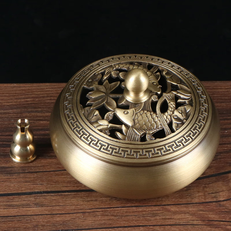 Incense Burner Brass Bowl acacuss