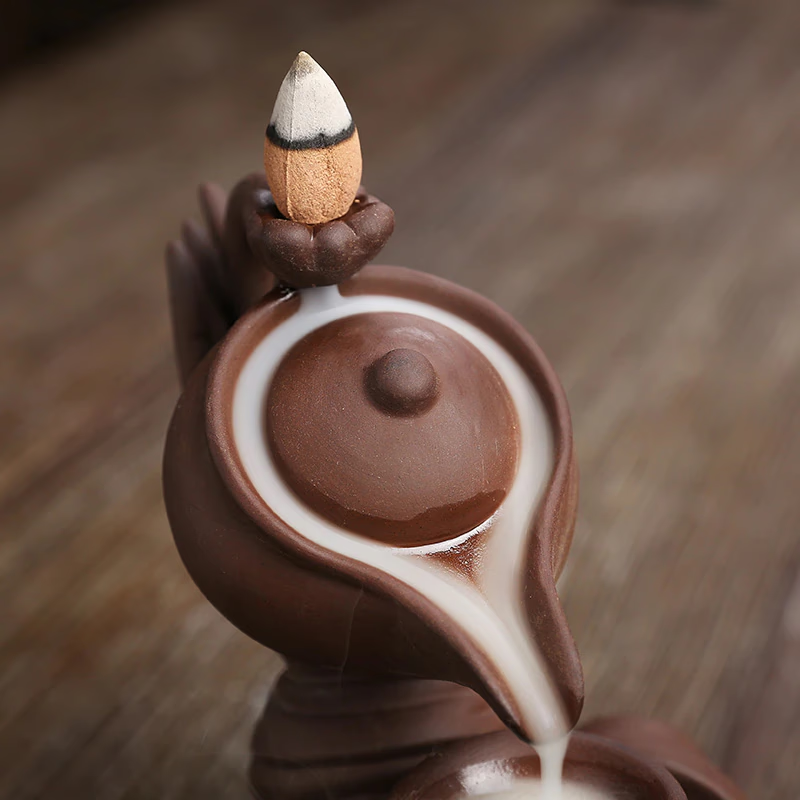 Incense Burner Clay - acacuss