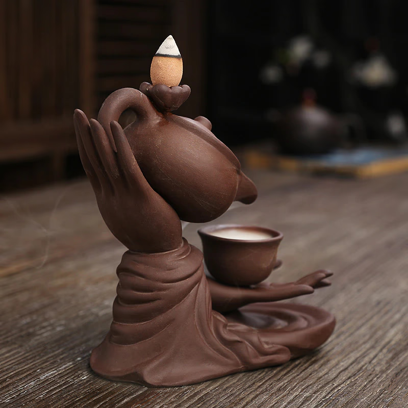 Incense Burner Clay - acacuss