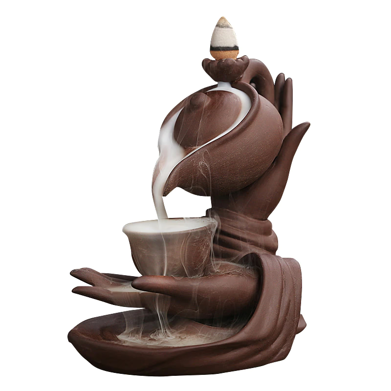 Incense Burner Clay - acacuss