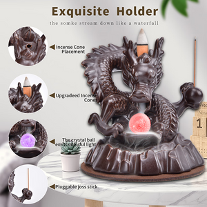 Incense Burner Dragon - acacuss