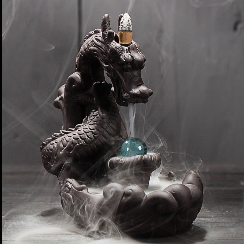 Incense Burner Dragon - acacuss