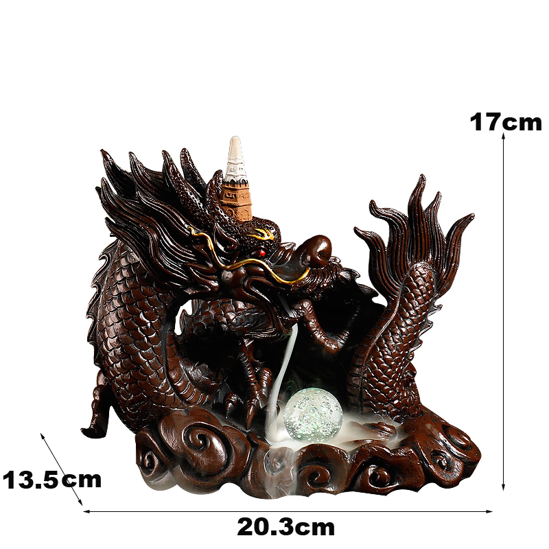 Incense Burner Dragon - acacuss