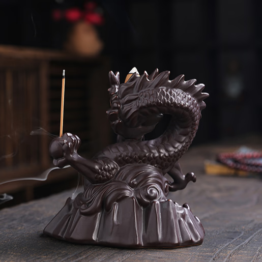 Incense Burner Dragon - acacuss