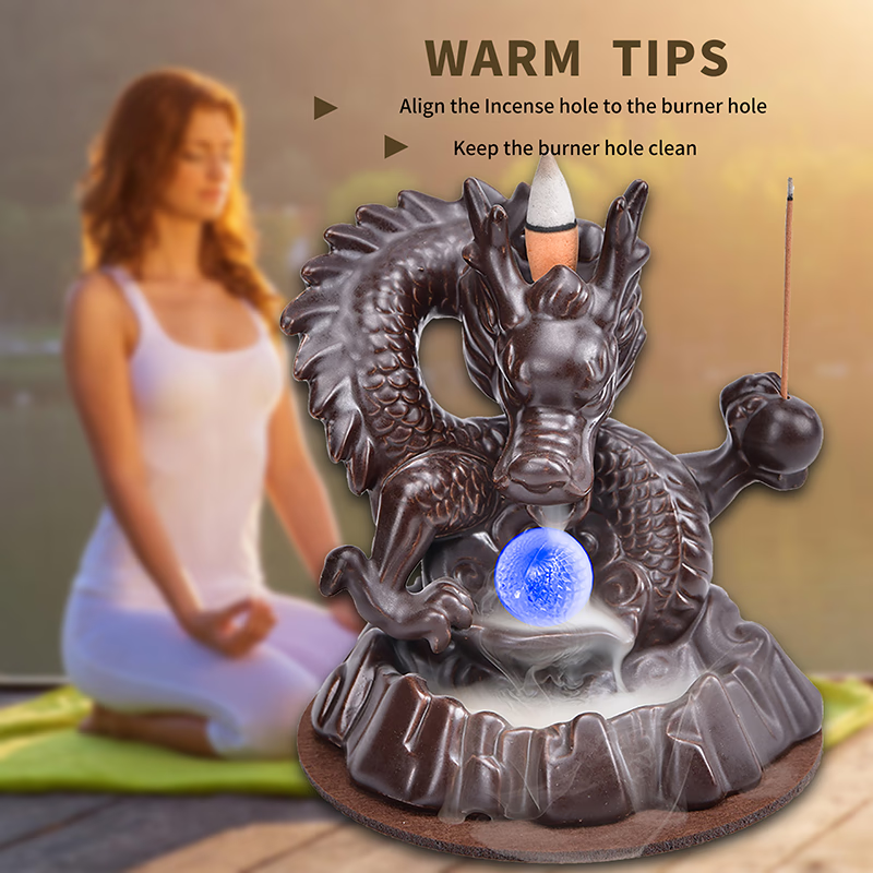 Incense Burner Dragon - acacuss