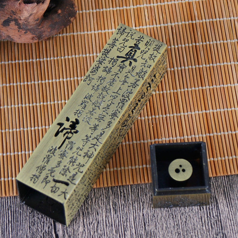 Incense Burner Retro Vertical Relief Craft Hollow Carving Dragon Phoenix Pillar Spice Incense Holder Office Home Accessories acacuss